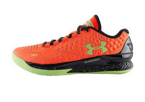 Mens Under Armour Curry One Low Elite Orange Green Promo Code
